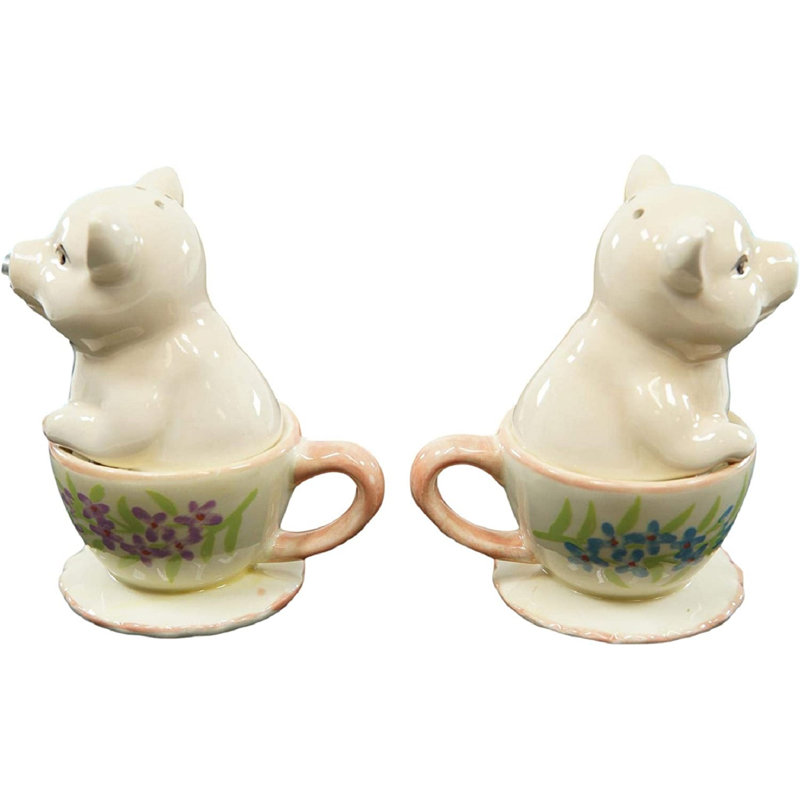 Ceramic Salt And Pepper Shaker Set