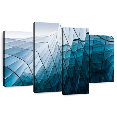Lilie Blue Glass Structure