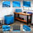 ?2-In-1 Detachable Tool Cabinet With Locking Casters & High-Capacity Storage 2-Piece Rolling Tool Chest For Garage, Workshop??-892440534