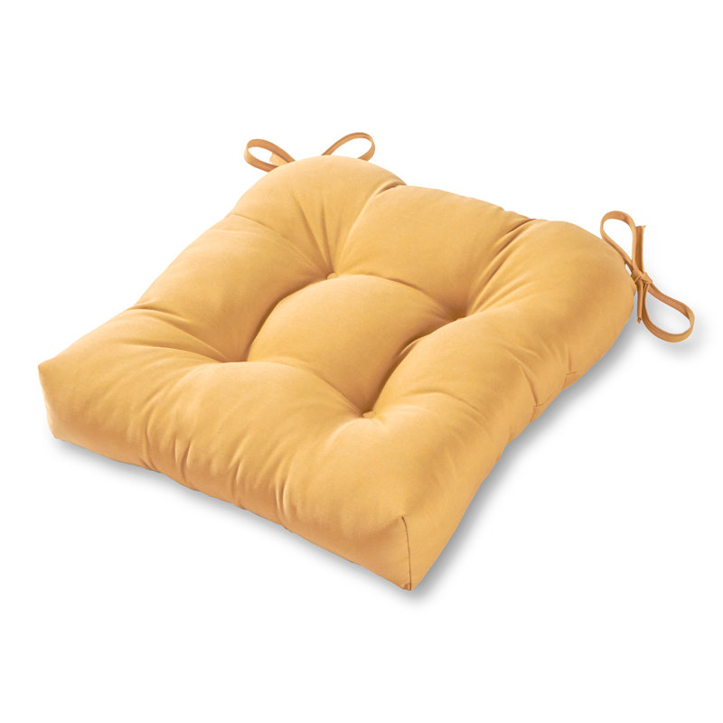 Coussin de chaise d'extérieur Royzell Sunbrella, Toile blé