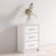 Table de chevet blanche 15,2 po Polo-2104922967