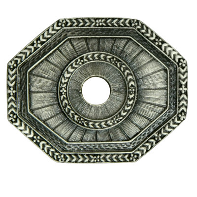 Americana laurel leaf escutcheon in finish Satin