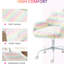 Chaise de bureau avec rembourrage moelleux, pivotant à 360 °, hauteur réglable, couleur arc-en-ciel, pour chaise, support à dossier moyen, base 5 étoiles, espace de lecture coloré