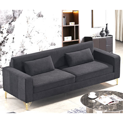 Nathally 85.8'' Velvet Sofa