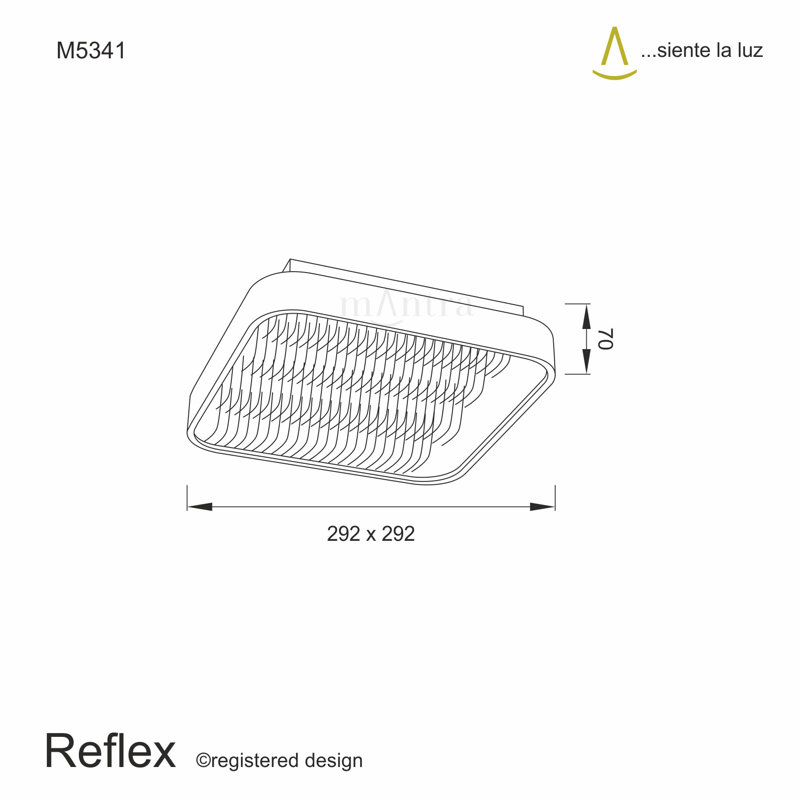 Reflex Acrylic LED Flush Mount