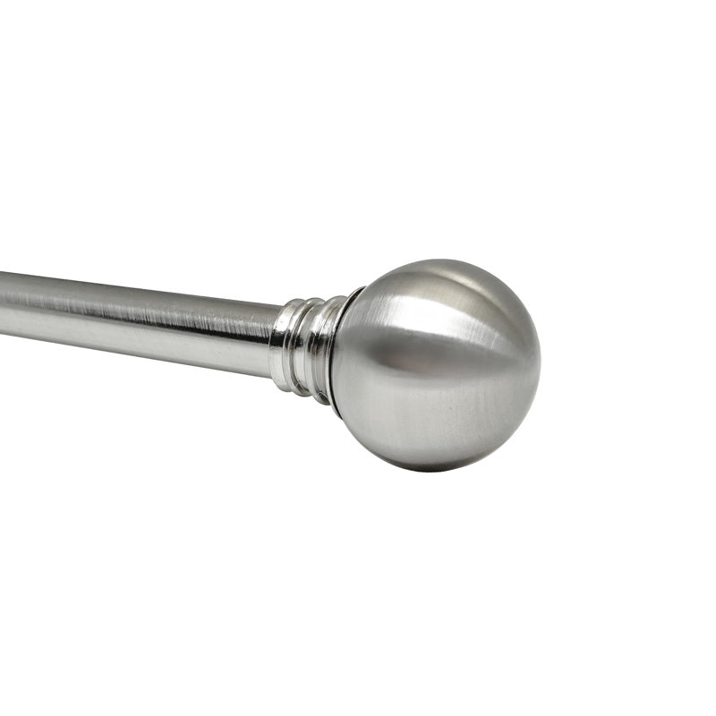 Tringle à rideaux simple ajustable Vida, 72" - 144"