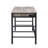 Disho  Light Weathered Oak & Black Finish Writing Desk W/USB