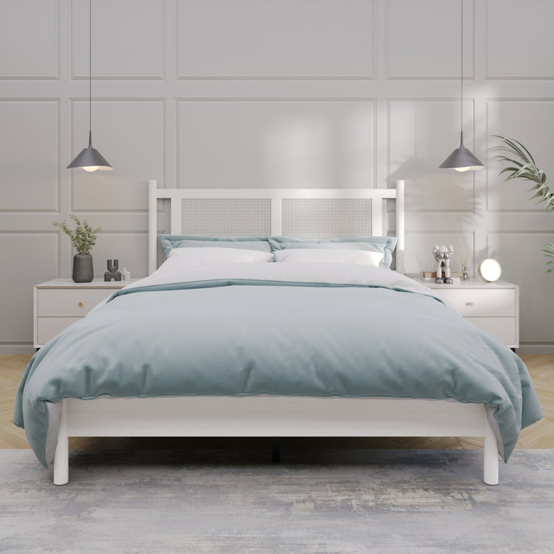 Paitynn Platform Bed, King, White