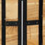 Headboard Solid Wood Acacia And Iron-1898759137