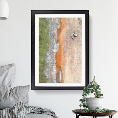 Aberdeen Beach in Scotland - Picture Frame Graphic Art