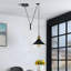 Anahla 1-Light Modern Industrial  Cone Pendant – Adjustable Ceiling Fixture for Contemporary Spaces-157410820-157410832