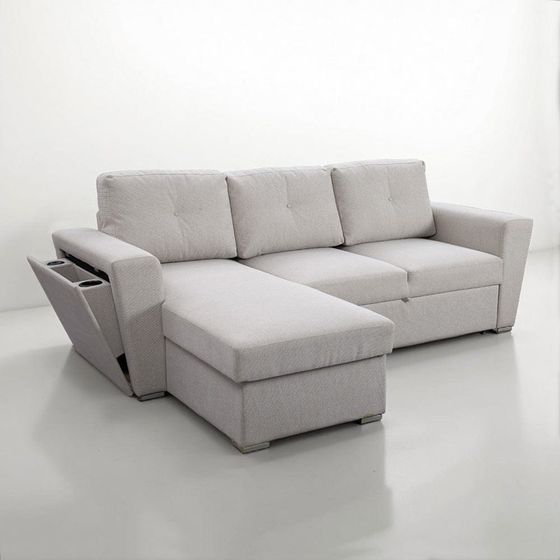 BELMONT 3 Seater Sofa Bed, Beige