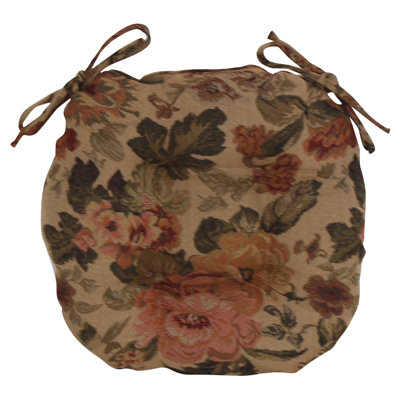 16-Inch Round Woven Tapestry Tufted Chair Cushions (Set Of 4) by Winston Porter