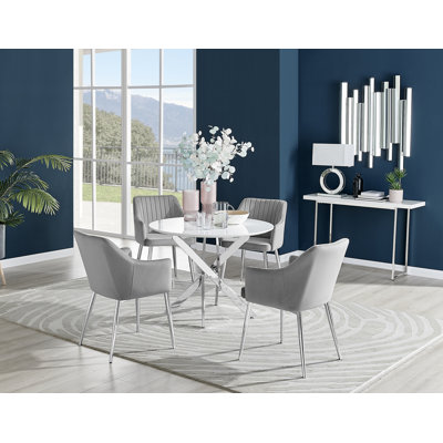 Eubanks 4 - Person Dining Set
