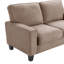 Causeuse en tissu à accoudoirs droits avec rangement Serta Palisades-977113099