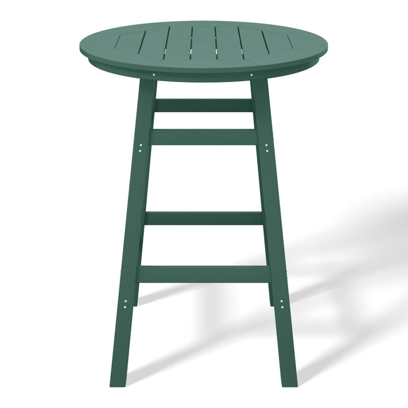 Table de bar d'extérieur ronde 35 po Laguna, Vert