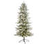 Arbre de Noël élancé épinette artificiel avec 500 lumières DEL-820054783