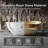63" Oval Freestanding Solid Surface Bathtub with Luxury Marble Veining Finish, Ergonomic Deep Soaking Tub TL1030-63WT