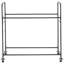 158.5cm W Steel Height -Adjustable Storage Rack with Wheels