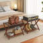 44cm W Bamboo / Rattan Luggage Rack-528084737