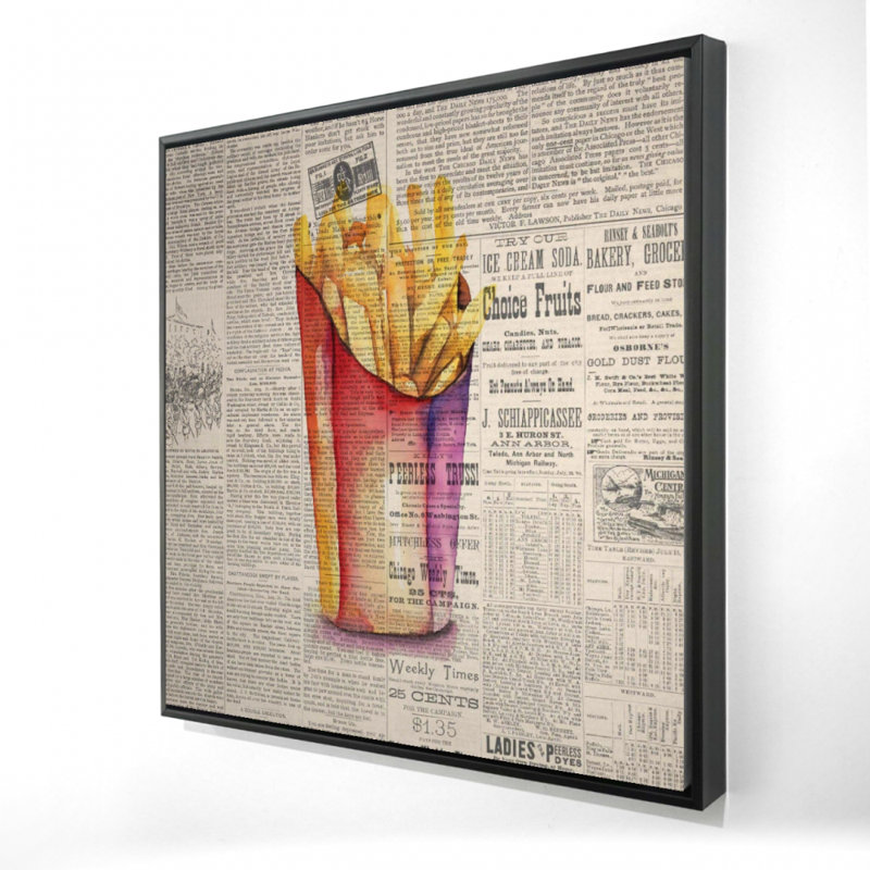 «Vintage Style French Fries» sur