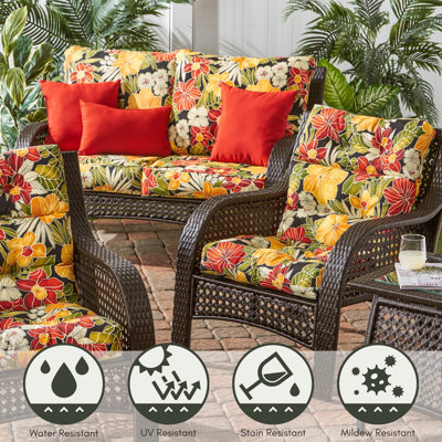 Lester Outdoor High Back Chair Cushion