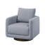 Chaise de salon moderne pivotante rembourrée 1pc-873921765