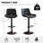 Swivel Adjustable Height Counter Stool With Footrest-105526884