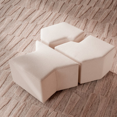Solid + Manufactured Wood Accent Stool