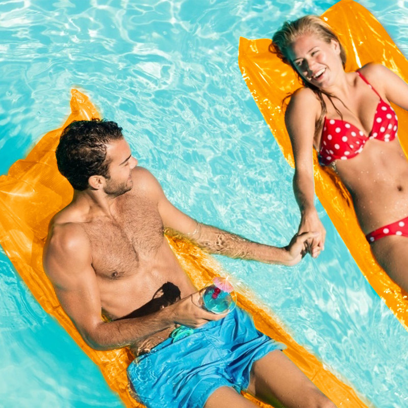 Piscine gonflable à radeau flottant, Safran