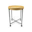 Table d'appoint 18 po en rotin tissé à la main