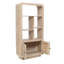 Hudson 165cm H x 80cm W Solid Wood Standard Bookcase