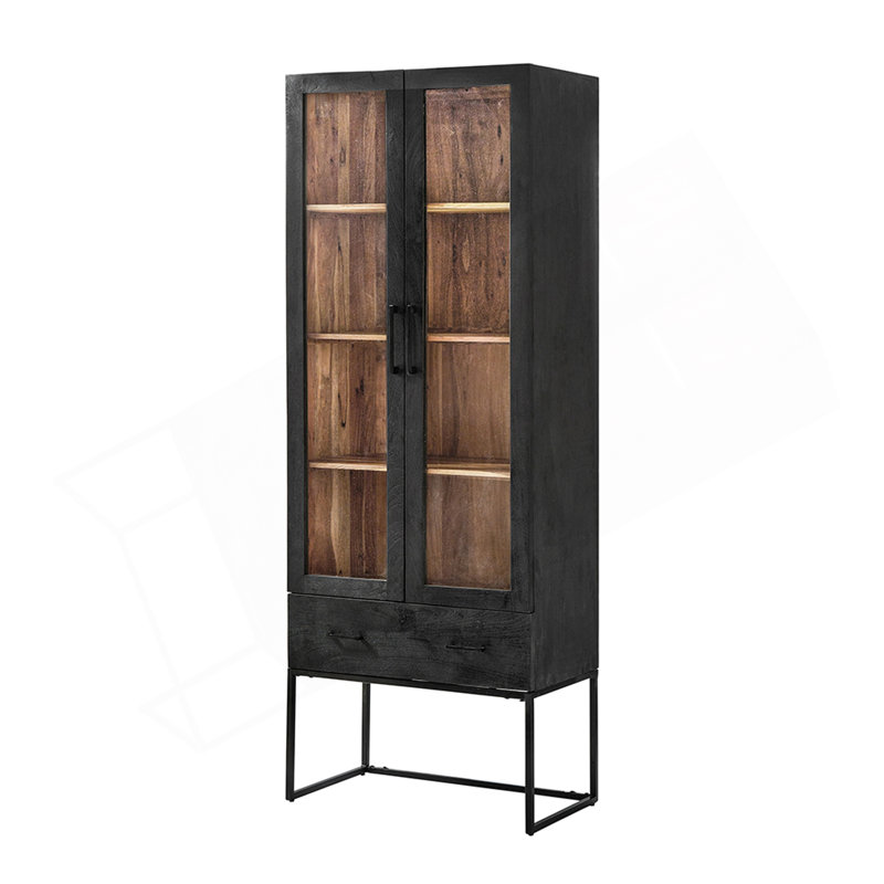 Versatile Rectangular Cabinet With Multiple Shelves For Efficient Storage