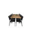 Navya 8 - Person Patio Dining Set with Extendable Rectangular Table