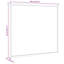 Chalkboard With Solid Pine Wood Frame Black-1141116099