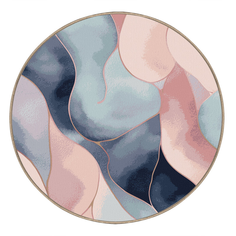 Lilac Shore Rug, Round 7'