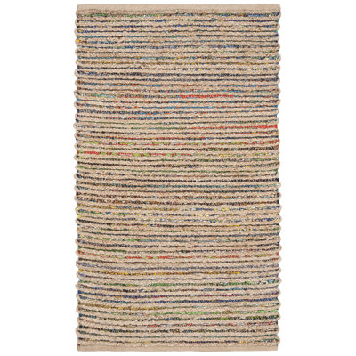 Tapis en jute tissé à la main Chupp