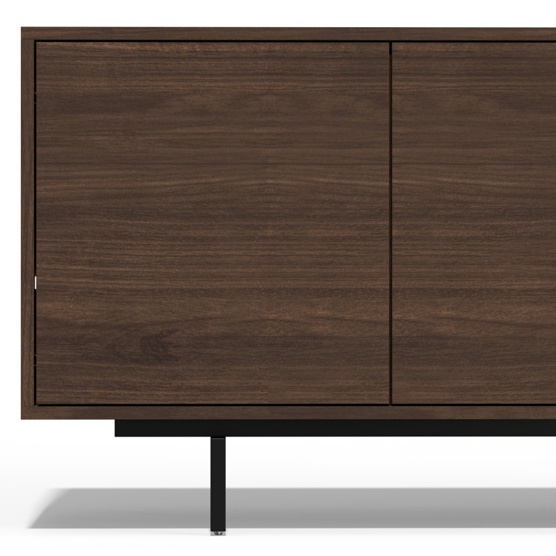 Cambridge 4 Door TV Stand for TVs up to 85", Brown