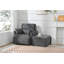Oversized Chair W/Storage Ottoman