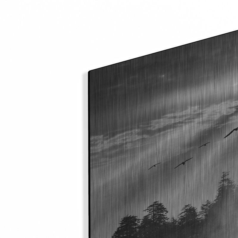 «Smoky Mountain Sunrise, Tennessee» par Monte Nagler, art mural en métal, 36 po x 24 po