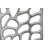 Silver Aluminum Metal Cutouts Abstract Home Wall Decor