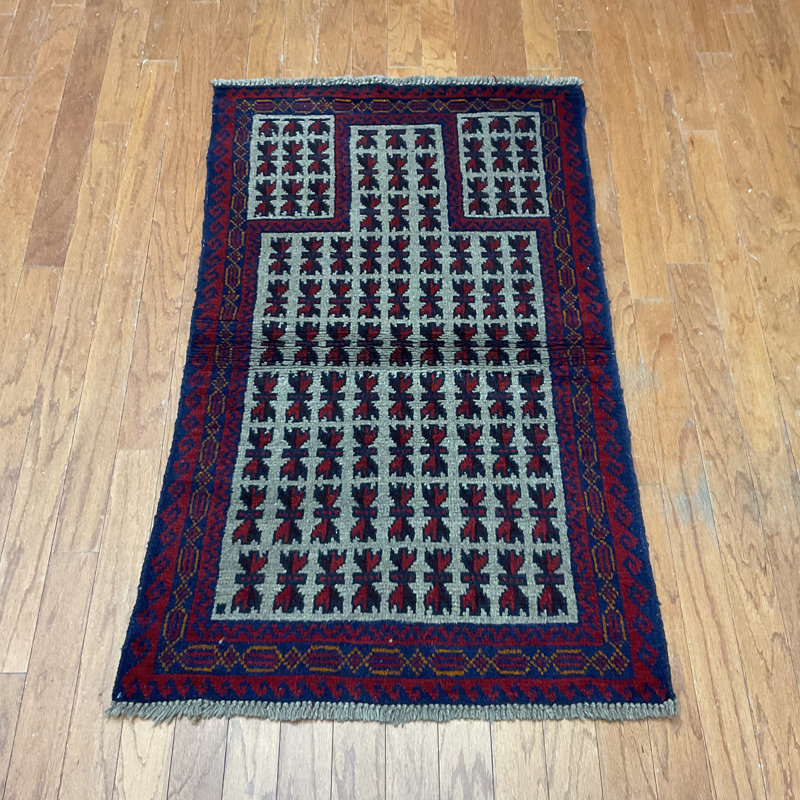  Handmade Prayer Wool Rug