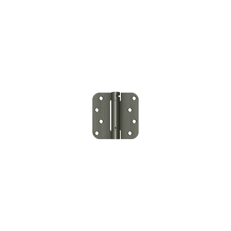 Steel Hinge, Antique Nickel