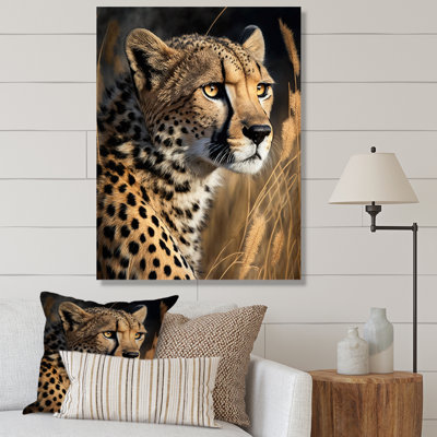 Majestic Cheetah in Savanna Plains I - Imprimé