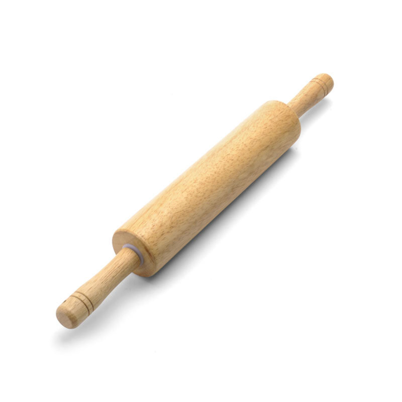 Farberware Classic Wood Rolling Pin with Easy-Grip Handles