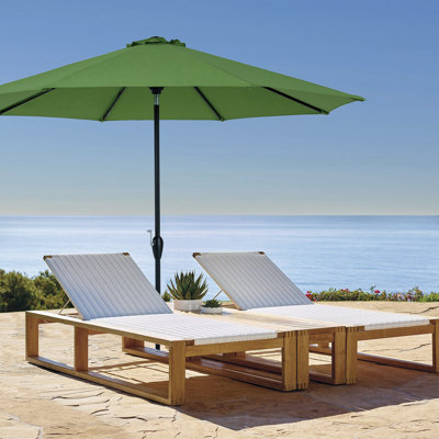 9 ft patio umbrella stand POLYWOOD 9' Tilt Market & Base in Black/Marvel Cloud resistant powder Backyard Expressions 9 Ft Patio