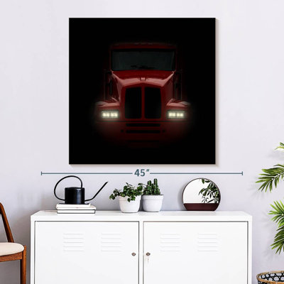 Camion rouge foncé Mehar