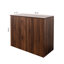 Bureau d'ordinateur avec tiroirs, rangement de bureau moderne en coin avec table extensible