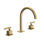 Apothecary Widespread Lavatory Faucet with Drain Assembly