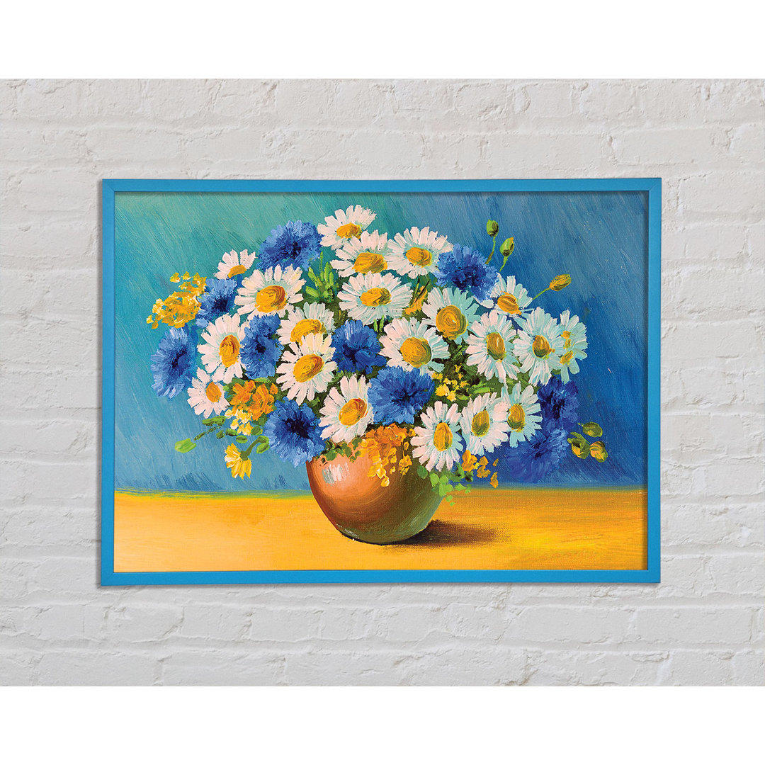 The Vase Of Daisies von Unkown - Drucken